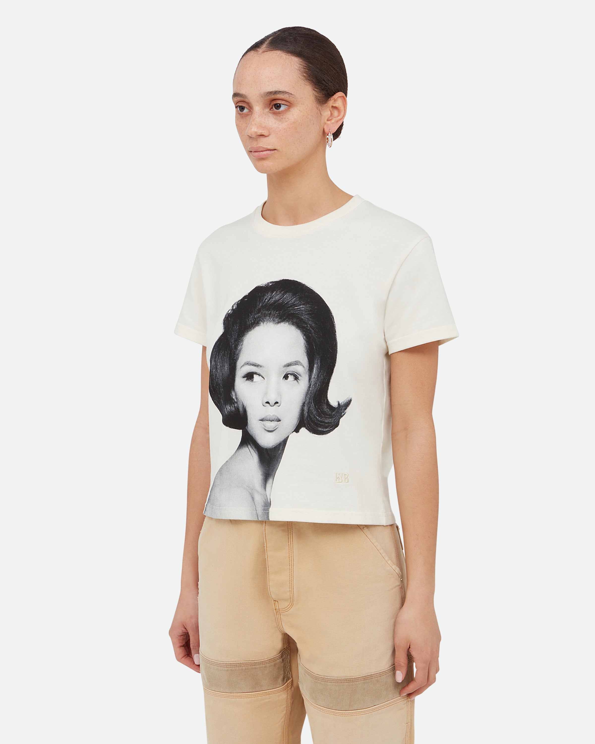 Selah Cropped T Shirt Jersey Wales Bonner